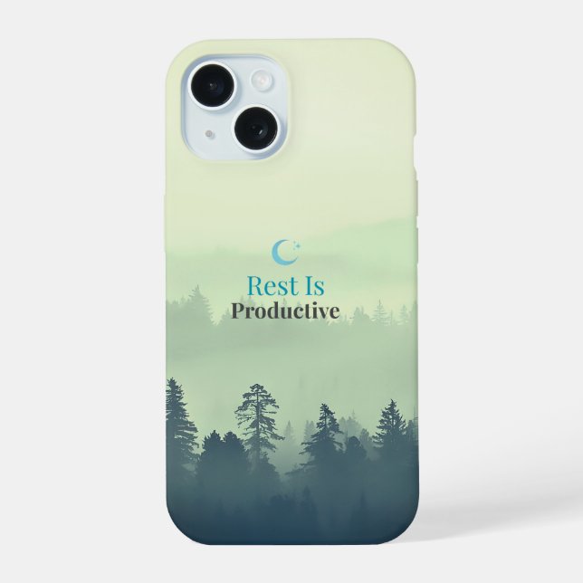 Rest Is Productive – Minimal Motivational iPhone C (Reverso )