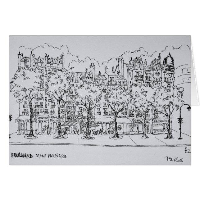 Restaurante Boulevard Montparnasse | París, Franci (Anverso (Horizontal))