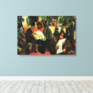 Restaurante de Jardín de August Macke, Arte Antigu