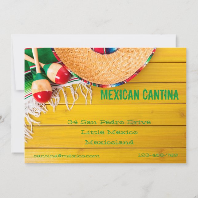 Restaurante de temática mexicana (Anverso)