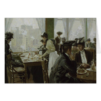 Restaurante en un edificio alto