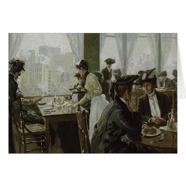 Restaurante en un edificio alto (Anverso (Horizontal))