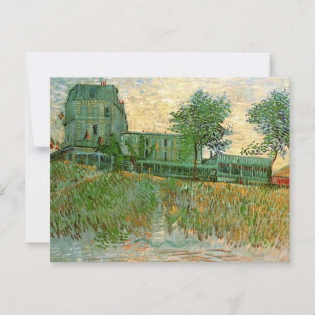 Restaurante Sirene, Asnières de Vincent van Gogh (Anverso)