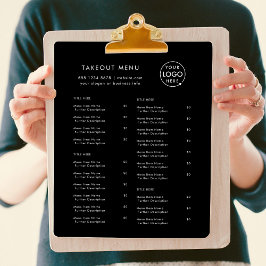 Restaurante Takeout | Menú de recogida de logotipo