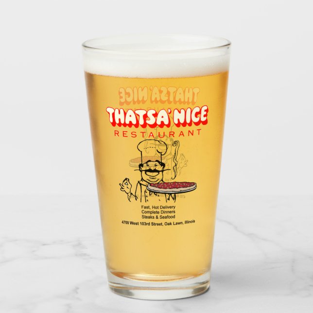 Restaurante Thatsa' Nice, Oak Lawn, Illinois (Anverso (lleno))