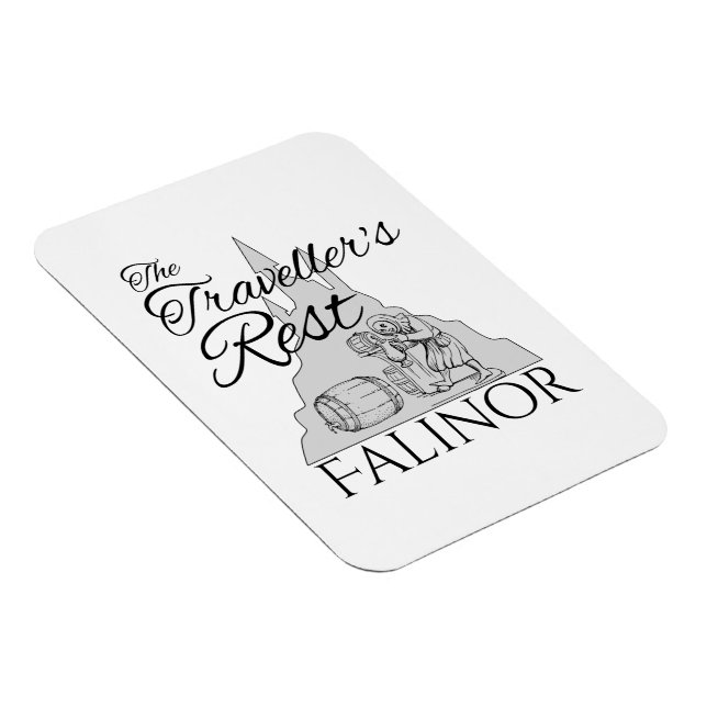 Resto del viajero - imán (Lado Derecho)