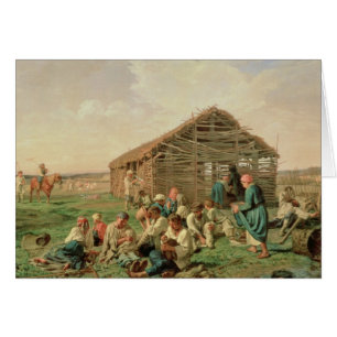 Resto durante hacer heno, 1861