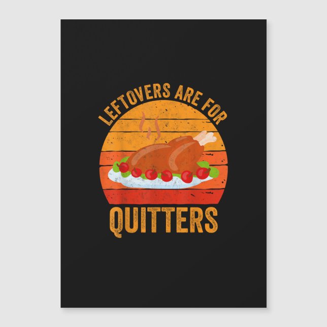 Restos Del Día De Acción De Gracias Son Para Perde (Anverso)