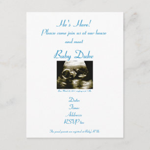 Resuelva la invitación del bebé