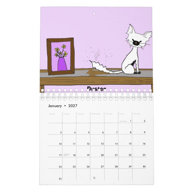Resuelva maúlla el calendario 2013 (Jan 2027)