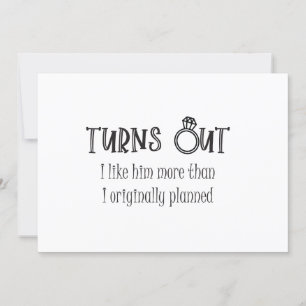 Resulta que me gusta su tarjeta plana de dama de h