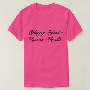 Resultado de éxito mental feliz de camiseta