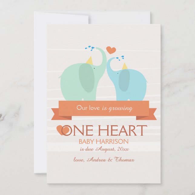 Resultado de nuestra Invitación de embarazo de amo (Anverso)