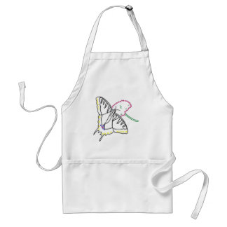 Resuma los delantales del dibujo, de la mariposa y