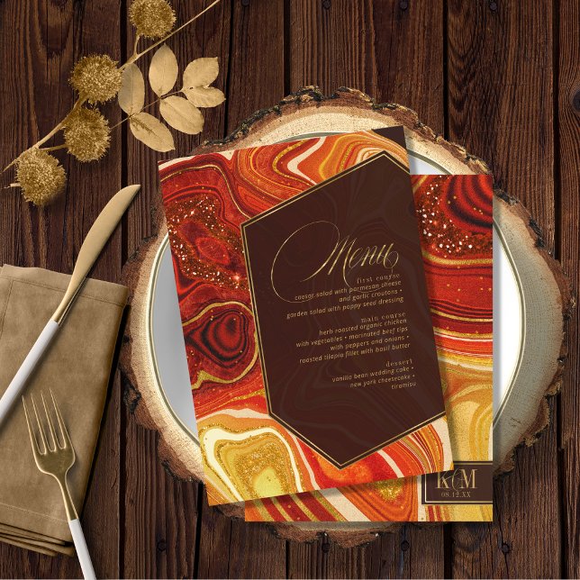 Resumen Agate Boda Menú V1 Hot Naranja ID827 (Subido por el creador)