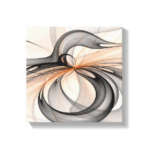 Resumen Antracita Grey Siena Arte Fractal Moderno