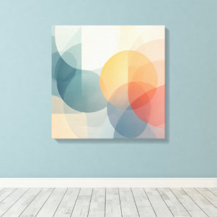 Resumen Arte de lienzo geométrico moderno