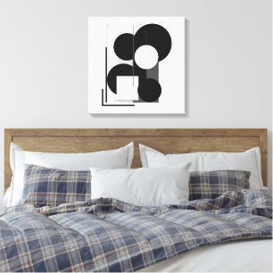 Resumen Arte de lienzo geométrico moderno