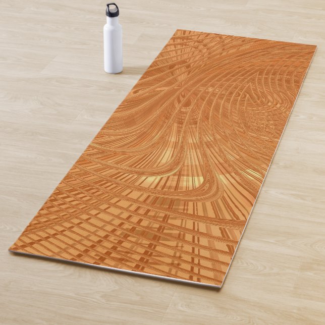 Resumen arte dorado Wavy Yoga Mat (In situ)