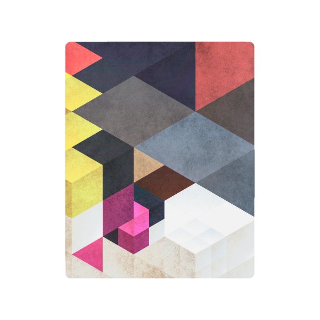 Resumen Arte geométrico arte Metalizado arte mural (Anverso)