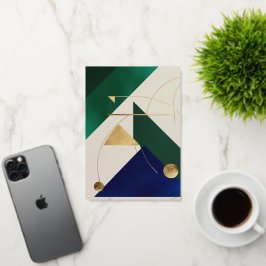 Resumen Arte geométrico moderno poster minimalista