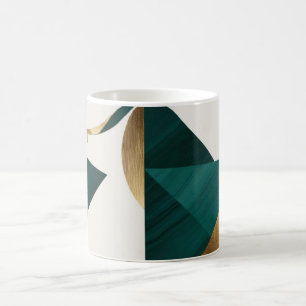 Resumen Arte geométrico Moderno taza de café mug