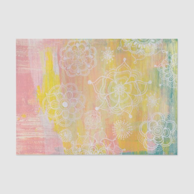 Resumen Artista de medios mixtos Dibujo papel de t (Anverso)