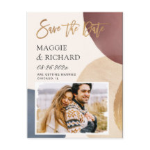 Resumen artístico moderno Guardar la postal de fec