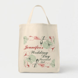 Resumen Boda Floral Día de supervivencia Kit Bolsa