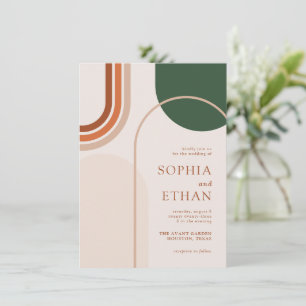 Resumen Boho Invitación a la Boda de Arco