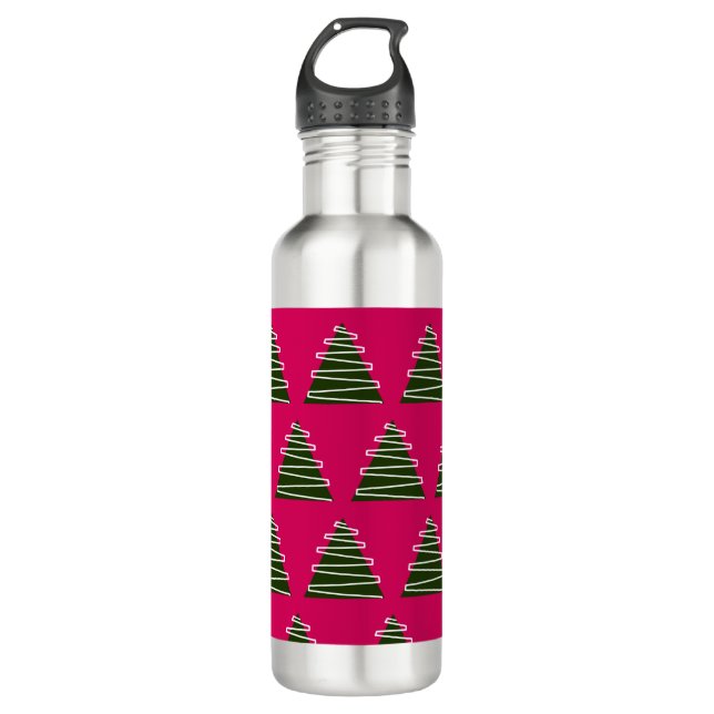 Resumen botella de agua de árbol de Navidad (Anverso)