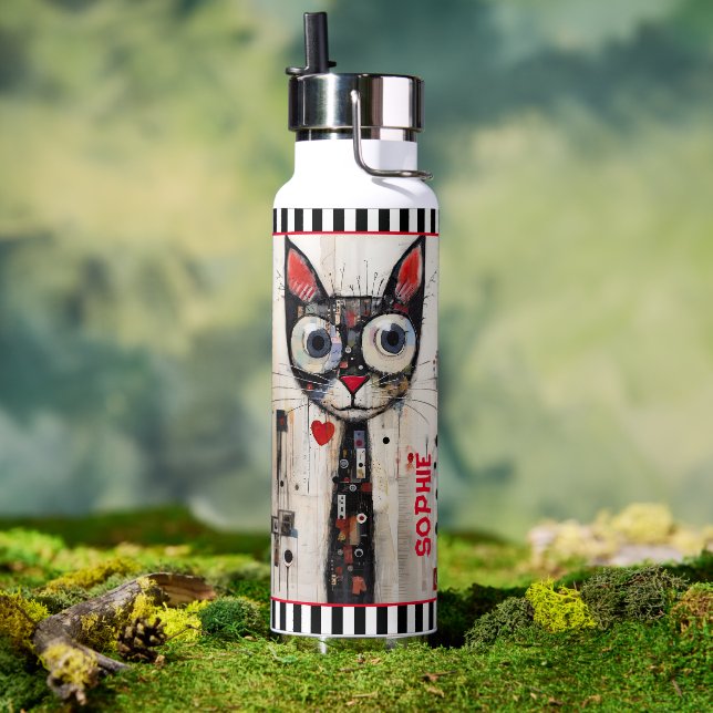 Resumen Botella de agua Kitty Thor (Exterior)