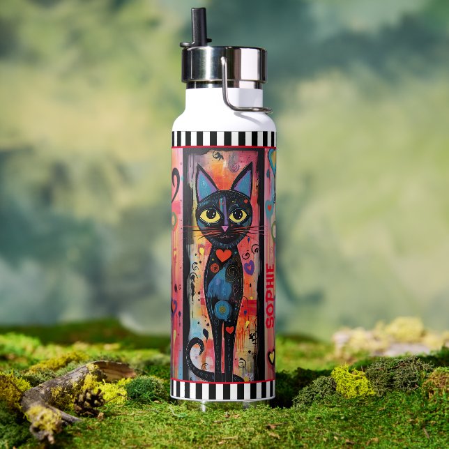 Resumen Botella de agua Kitty Thor (Exterior)