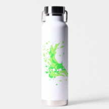 Resumen Botella de agua verde Splash