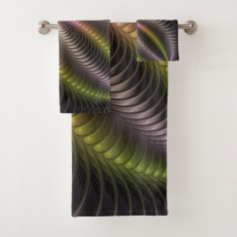 Resumen brillante Trippy Colorido arte fractal 3D