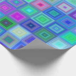 Resumen Cajas rosas azules Papel de ajuste retro