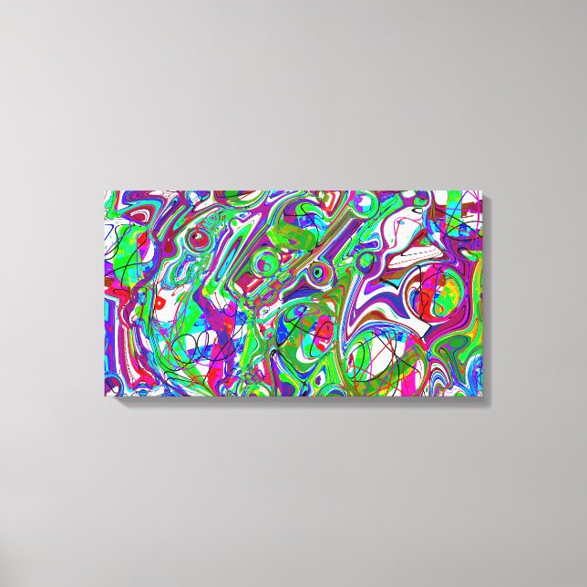 Resumen caos arte colorido (Anverso)