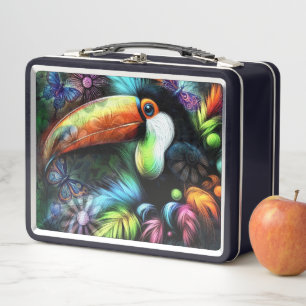 Resumen caprichoso Naranja Verde azulado de Toucan