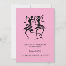 Resumen, celebraciones bailarinas Invitación de cu