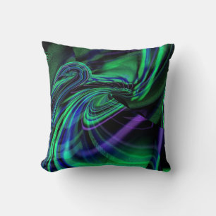 Resumen Cojín decorativo Aurora Borealis