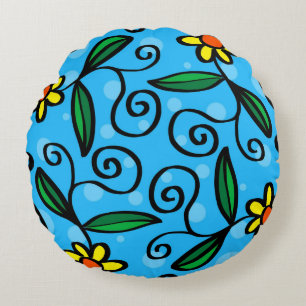 Resumen Cojín decorativo floral