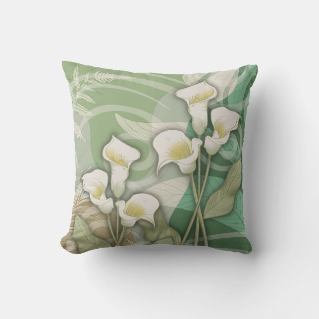 Resumen Cojín decorativo Lilies (Anverso)