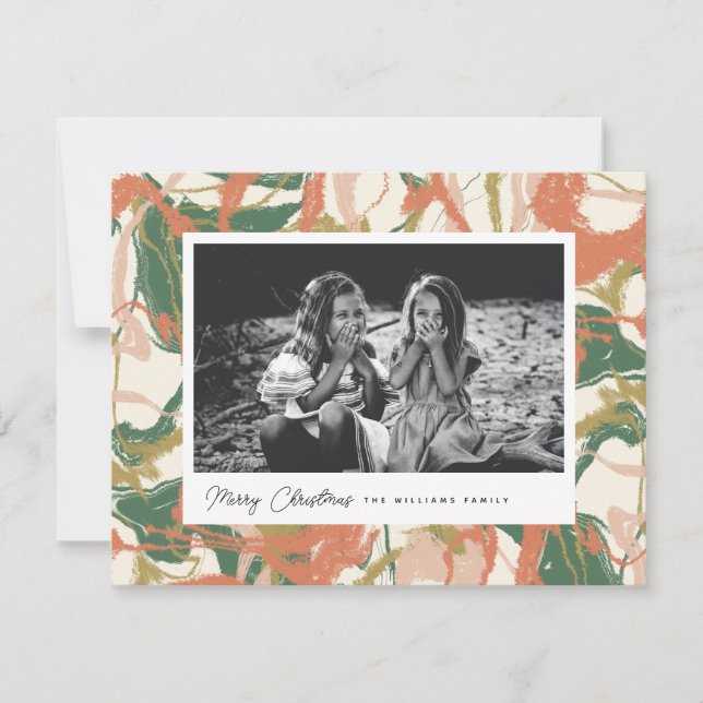 Resumen colorido Fotos de Feliz Navidad (Anverso)