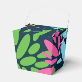 Resumen Colorido Fuegos artificiales Flores Caja d