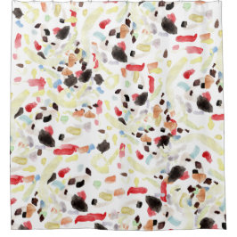 Resumen colorido moderno Cortina de ducha de impre