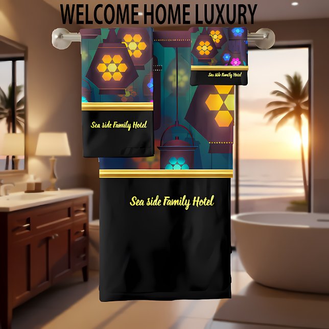 Resumen contemporáneo en linterna multicolor (Subido por el creador)