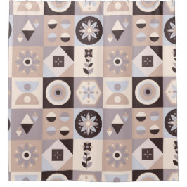 Resumen Cortina de ducha rústica bohemia