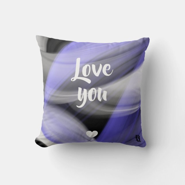 Resumen de almohada Violeta de Lavanda de tendenci (Anverso)