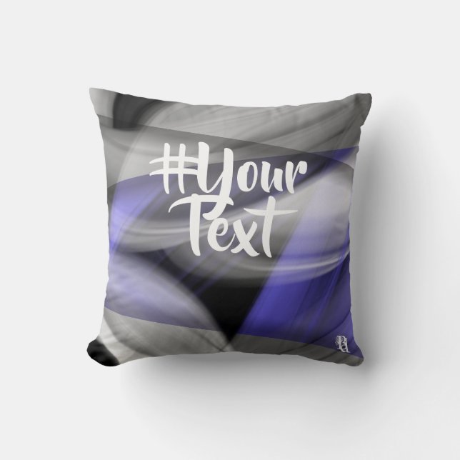 Resumen de almohada Violeta de Lavanda de tendenci (Anverso)