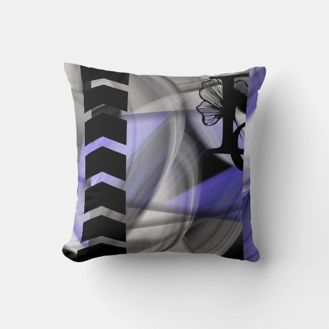 Resumen de almohada Violeta de Lavanda de tendenci (Anverso)